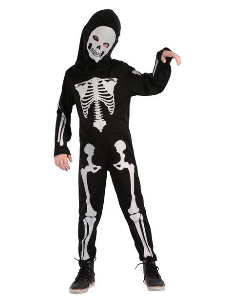 Quelques idées pour compléter le costume squelette enfant